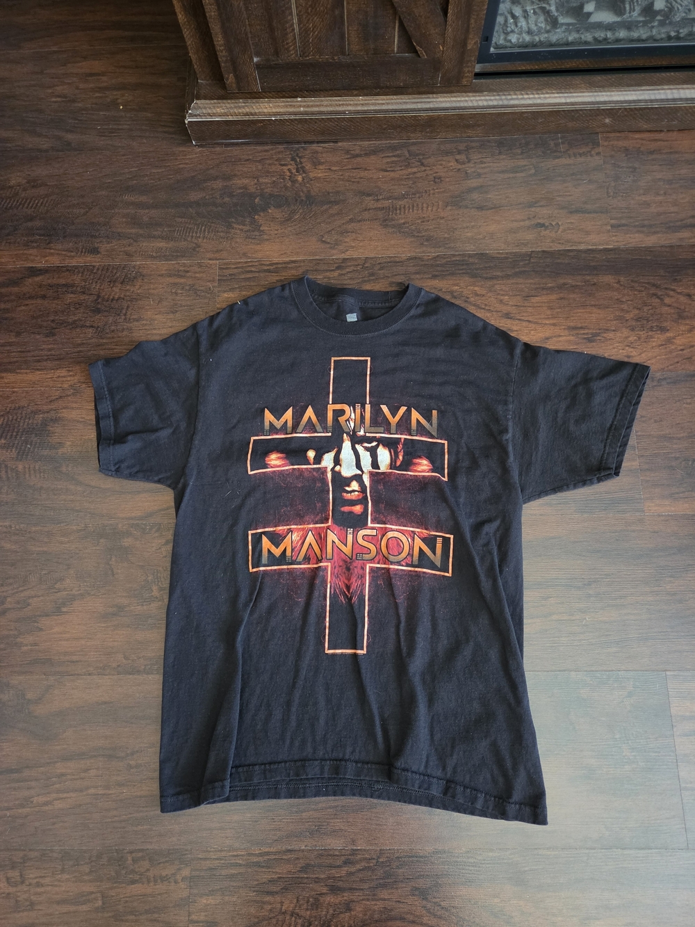 Marilyn Manson Double Cross T-shirt size Large